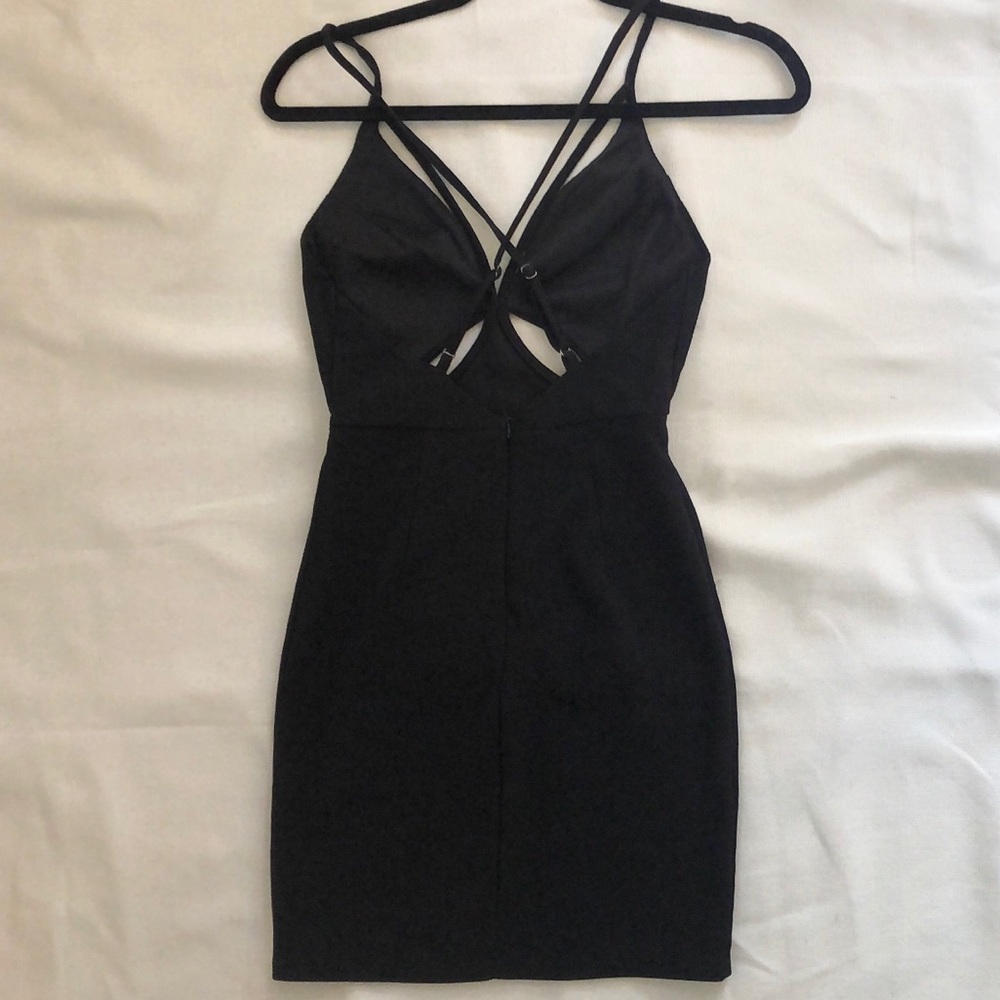 Black cocktail dress